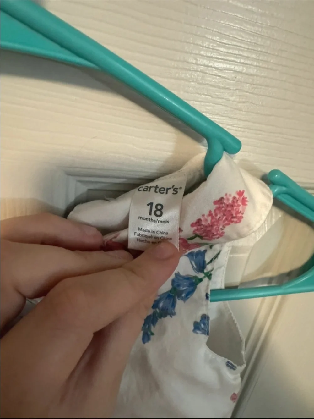 Carters dress cross print